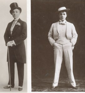 Vesta Tilley was the highest paid music hall performer of her time. She started out aged four in 1868 and retired in 1920 at the age of  fifty-six.