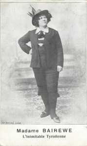 Madame Bairewe the inimitable Tyrolean