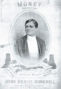 Bessie Bonehill with her short hair.