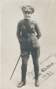 Flo Dixie  Photo around 1921. Described as the bantam male impersonator.