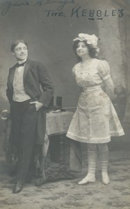 The Kebbles card sent to Edward Stream